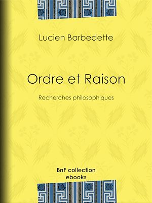Téléchargez le livre :  Ordre et Raison