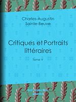Télécharger le livre :  Critiques et Portraits littéraires