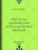 Télécharger le livre :  Plan d'une université pour le Gouvernement de Russie