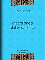 Télécharger le livre :  Miscellanea philosophiques