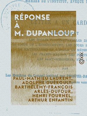 Download the eBook: Réponse à M. Dupanloup