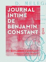 Télécharger le livre :  Journal intime de Benjamin Constant
