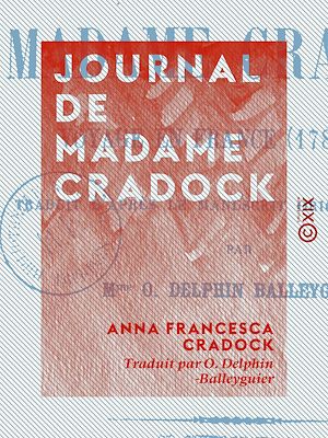 Téléchargez le livre :  Journal de Madame Cradock