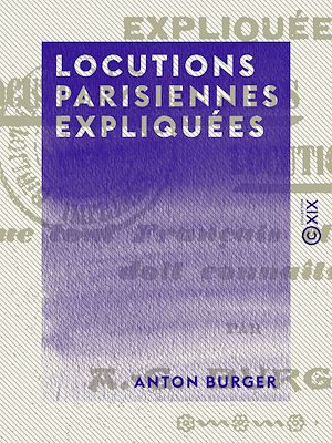 Download the eBook: Locutions parisiennes expliquées