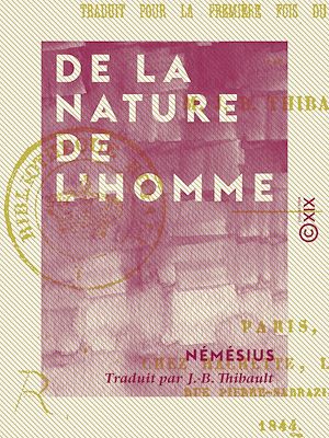 Téléchargez le livre :  De la nature de l'homme