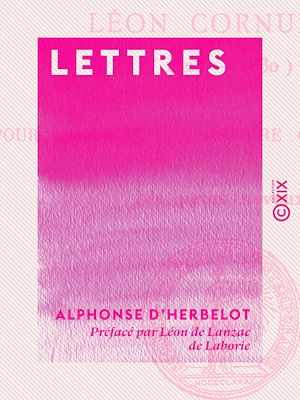 Téléchargez le livre :  Lettres