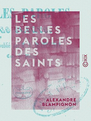 Download the eBook: Les Belles Paroles des saints
