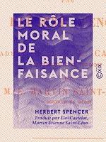 Télécharger le livre :  Le Rôle moral de la bienfaisance