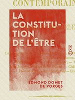 Download this eBook La Constitution de l'être