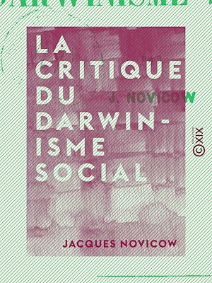 Download the eBook: La Critique du darwinisme social