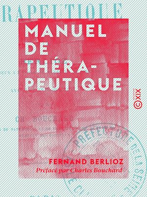 Téléchargez le livre :  Manuel de thérapeutique
