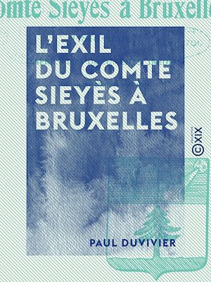 Download the eBook: L'Exil du comte Sieyès à Bruxelles