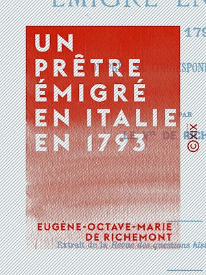 Download the eBook: Un prêtre émigré en Italie en 1793