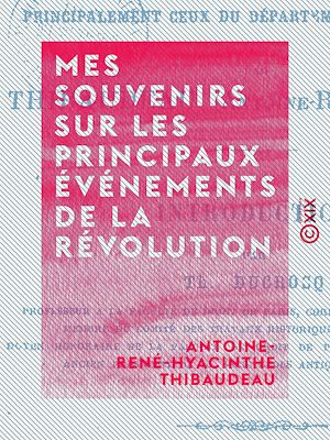 Download the eBook: Mes souvenirs sur les principaux événements de la Révolution