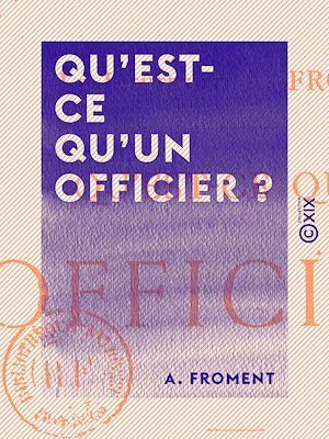 Download the eBook: Qu'est-ce qu'un officier ?