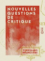 Télécharger le livre :  Nouvelles questions de critique