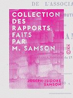 Download this eBook Collection des rapports faits par M. Samson
