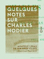 Télécharger le livre :  Quelques notes sur Charles Nodier