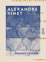 Télécharger le livre :  Alexandre Vinet