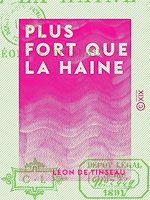 Télécharger le livre :  Plus fort que la haine