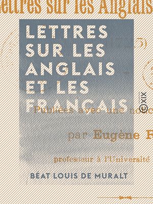 Téléchargez le livre :  Lettres sur les Anglais et les Français