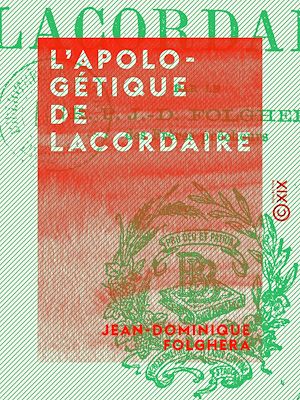 Download the eBook: L'Apologétique de Lacordaire