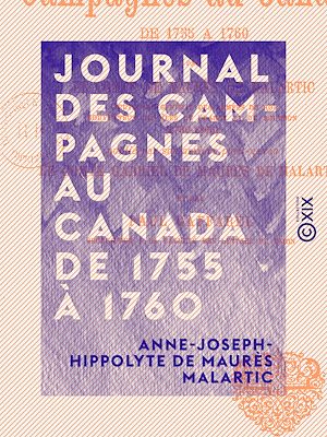 Téléchargez le livre :  Journal des campagnes au Canada de 1755 à 1760