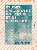 Télécharger le livre :  Études d'économie politique et de statistique