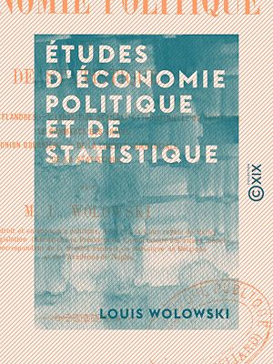 Téléchargez le livre :  Études d'économie politique et de statistique