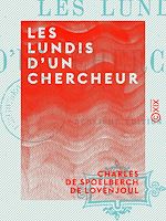 Télécharger le livre :  Les Lundis d'un chercheur