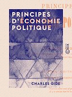 Télécharger le livre :  Principes d'économie politique