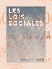 Télécharger le livre :  Les Lois sociales