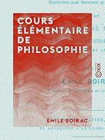 Download this eBook Cours élémentaire de philosophie