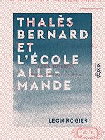 Download this eBook Thalès Bernard et l'École allemande