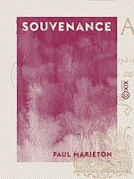 Télécharger le livre :  Souvenance - Poésies