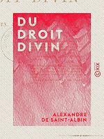 Download this eBook Du droit divin