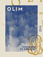 Télécharger le livre :  Olim - Sextines et sonnets