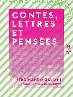 Téléchargez le livre :  Contes, Lettres et Pensées