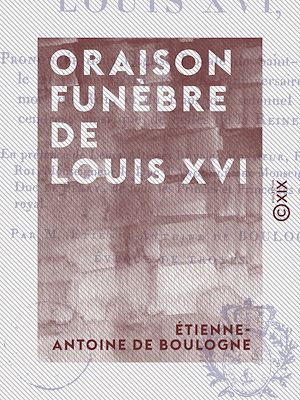 Téléchargez le livre :  Oraison funèbre de Louis XVI