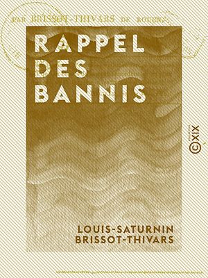 Téléchargez le livre :  Rappel des bannis