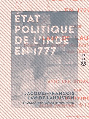 Téléchargez le livre :  État politique de l'Inde en 1777