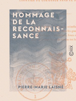 Téléchargez le livre :  Hommage de la reconnaissance
