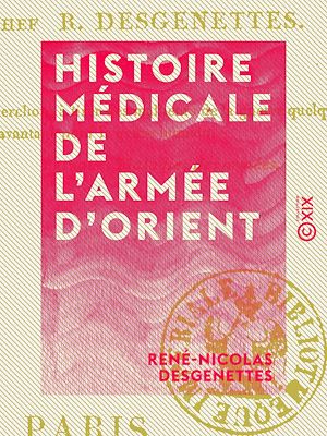 Téléchargez le livre :  Histoire médicale de l'armée d'Orient