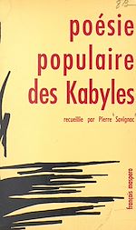 Télécharger le livre :  Poésie populaire des Kabyles