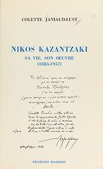 Télécharger le livre :  Nikos Kazantzaki