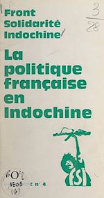 Télécharger le livre :  La politique française en Indochine