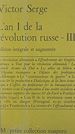 Télécharger le livre :  L'an I de la Révolution russe (III)