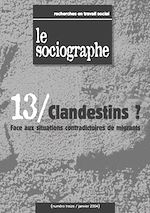 Télécharger le livre :  le Sociographe n°13 : Clandestins ?