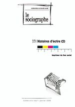 Télécharger le livre :  le Sociographe n°19 : Histoire d'écrire (2) : Imprimer du Lien social