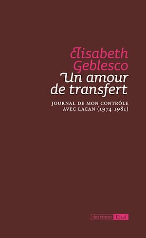 Téléchargez le livre :  Un amour de transfert